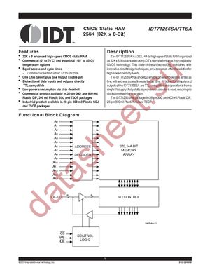 71256SA15PZG datasheet  